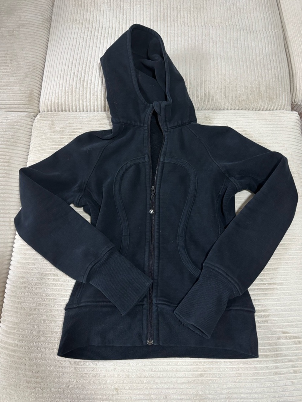 LULULEMON Black Full Zip Scuba Hoodie